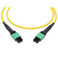Molex 106283-0210 ການປະກອບສາຍເສັ້ນແສງ Fiber Optic QSFP-DD MPO-to-MPO P Cord 9/125um 3mm Single 16 Fiber 10.0m Lgth Yellow