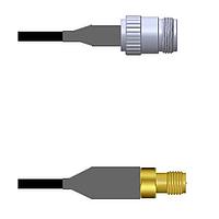 Amphenol Custom Cable Q-27070000M011i ສາຍສັນຍານ RF N-SJ/SMA-SJ LMR24 11I