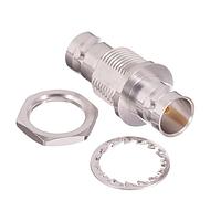 Radiall R142720700 ຕົວແປ RF - ໃນຊຸດ BNC 75 HDTV / ຕົວແປຜູ້ຍິງ-ຜູ້ຍິງ BULKHEAD