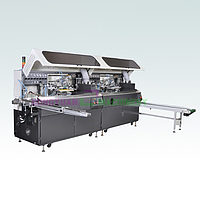 Hoystar GW-2A-UV ເຄື່ອງພິມໜ້າຈໍໂຄ້ງອັດຕະໂນມັດ 2 ສີ (3600PCS/Hr)