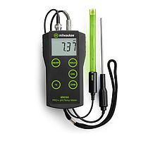 MILWAUKEE MW102 + SE220 ມາດຕະຖານ Portable pH / Temperature Meter