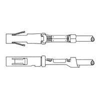 Raychem - TE Connectivity 164153-4 ຕົວເຊື່ອມຕໍ່ Pin & Socket, CONTACT, SOCKET CRIMP, TYPE XI