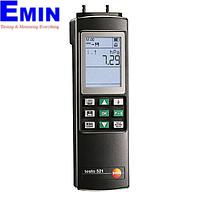 TESTO 521-2 ເຄື່ອງມືວັດແທກຄວາມກົດດັນທີ່ແຕກຕ່າງ (±0.1% of fsv; 0~100 hPa)