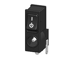 Dailywell RJ-002 ສະຫນອງສະຫນອງ Rocker DC Power Jack ມີສະຫນອງ Rocker switch
