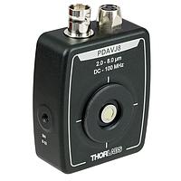 THORLABS PDAVJ8 ເຄື່ອງກວດຈັບພາບທີ່ຂະຫຍາຍ HgCdTe (MCT) (2.0 - 8.0 µm, Switchable Gain)