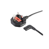 Same Sky (formerly CUI Devices) AC-C7-R-B UK ສາຍພະລັງ AC ສາຍ AC UK, C7 ສຳລັບປ່ອງປ້ອງ C8 RA, HO3VVH2-F 0.75MM/2, 2M, ສີຟ້າ