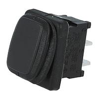 Shin Chin R13-66A8-02-BB ສະຫນັບສະຫນູນ Rocker 2P SPST ON-OFF ສີດຳ