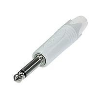 NEUTRIK NP2X-WT ຕົວເຊື່ອມໂທລະສັບ 2 ໂພນ 1/4" ປລັກ ປິ່ນຂາວ ປົວພາຍນອກ