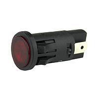VCC P84-R28H-CR ອິນດິເຄດເຕີສ 0.5in FLAT 28VDC TAB ແດງ