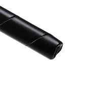 HellermannTyton 161-05090 ກອງຫຼັກກວດ Spiral Wraps Spiralwrap Protective Sheathing, ຂະໜາດ 0.38", PE, ສີດຳ, 500ft/ມ້ວນ