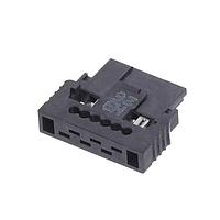 ERNI - TE Connectivity 224395-E ສາຍສະເພາະ Ribbon 6-PIN, ຜູ້ຍິງ, IDC2426FRIC.R/A