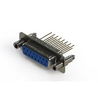 EDAC 628-M15-623-LN6 ຕົວເຊື່ອມ D-Sub - ຕົວເຊື່ອມ D-Sub ປະເພດຄວາມໜາແຮງມາດຕະຖານ ແບບຕັ້ງຕົວຢ່າງຕັດຈັດ
