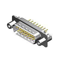 Molex / FCT 173109-2090 ຕົວເຊື່ອມ D-Sub - ຄວາມໜາ້ຄວາມຖືກມາດຕະຖານ FCT DSUB STR PC PLG 25 PN ມີ CLINCH