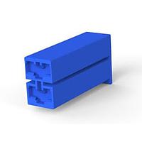 AMP Connectors - TE Connectivity 172210-6 ກອງເກັບແບັດຕະເລືອງ POSITIVE LK 2P ສີຟ້າ