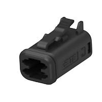 DEUTSCH - TE Connectivity 934453101 ຕົວເຊື່ອມຕໍ່ 4CCT ປລັກດຳ ມີປະກັດນ້ອຍ