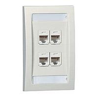 Panduit CFPE6EI-LY ແຜ່ນປ້າຍລະບຸອອກສະຫນາມ 6 ພອດ ເອັກຊີກິວ