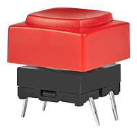 NKK Switches JB15KP-4CC ປຸ່ມສະຫນອງສະຕິກ OFF-(ON) ຕິດຕັ້ງ PC ປຸ່ມແດງ/ເຟຣມແດງ