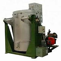 Wondery WDL-RGY-800 ປະເພດ Tilting Oil Fired Aluminum Alloy Crucible Melting Furnace Metal Scraps (800kg; 300kg/h)