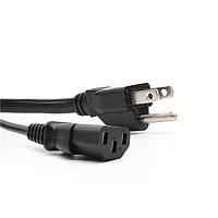 Io Audio Technologies 26151-100-03 ສາຍສະໄຟ AC Power Cords Power Cord, 16AWG, SJT, NEMA 5-15P to IEC 60320 C13, 13A, 10' Length, Gray
