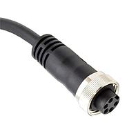 Bulgin PXPTPU78FBF05ACL010PUR ເສັ້ນສາຍອ່ານສະເຫຼີມ / ເສັ້ນສາຍກະທົບ 5 ຂາວ 7/8" ຮ່າງຍືນ ຕົວຍິງ 1m