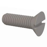 Essentra Components 021032A062PC ສະກຣູຫຼັກຊອກຊະນີດມີລູກສອງ 82 Slotted CSK Screw, #10-32 Thread, 5/8 Lg
