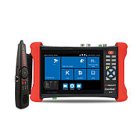 Triplett 8174 ຕົວທົດສອບກ້ອງວິດີໂອພ້ອມກັບຕົວວິເຄາະສະພັກເຕີມ 2.4G (12V DC/3A)