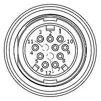 CONXALL W4280-10PG-300 ຕົວເຊື່ອມ MU WR 10#20 PIN CRIMP