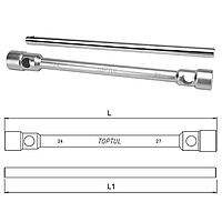 TOPTUL CTIA3233 ທໍ່ລົດບັນທຸກສອງສົ້ນ W/Bar (6PTx6PT) (32x33mm)
