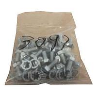 KEMET 3897 ສກຣູດເຫຼັກ, ວາຊເຊີຟຟັງຟັນ M5 ສກຣູດ / ວາຊເຊີຟ 50 ຊິ້ນ ຂອງແຕ່ລະອັນ