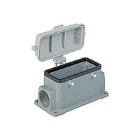 HARTING 09300101261 ກອງຫຼັກຕິດຕັ້ງພື້ນຜິວ HSG HAN 10B ທາງເຂົ້າ 2 ດ້ານ