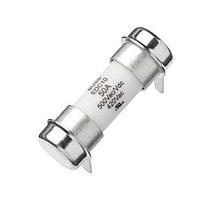 Eaton EDC10-50-PCB ຟິວ EV EDC10 Family, 50 Amp, 420 Vac / 500 Vdc, 10 kA I.R., 10 x 32 mm footprint, PCB Terminal