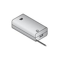 Eagle Plastic Devices 12BH9VA/C-GR ກອງເກັບແບດເຕີຣີ 9V 6" ສາຍສົນທະນາມີຝາປົກກັນ