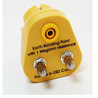 Bosch Static BSC-H10 Grounding EU Plug (EU 1 x Banana Black , 2 x M5 Post)