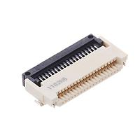 Omron Electronics XF3M-1915-1B ຕົວເຊື່ອມ SKT 19 POS 0.5mm Solder RA SMD