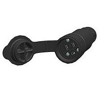 Molex 1301460198 ປຸກແຟບ AC ແລະປຸກຮັບ 5-15R WATERTITE FEMALE - ສີດຳ