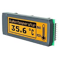 DISPLAY VISIONS EA DIP122-5HNLED ຈໍສະແດງກາຣະຟິກ LCD ສີເຫຼືອງ/ສີຂຽວ ຄວາມຕໍ່ສູ້ Yl/Gn ແສງພາຍຫຼັງ LED