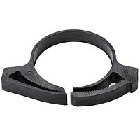 HellermannTyton SNP33GHS0H4 ຄລິບຢືບທ່ອງສາຍ Conduit Clips Snapper Hose Clamp, ຂະໜາດສອງສາຍ 1.29 - 1.59" Bundle Diameter, PA66GF13, ສີດຳ, 500 ຊຸດ/ກະປ່ອງ