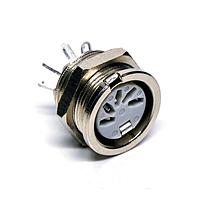 Deltron 650-0500 ຕູ້ສອກກິດ DIN SOCKET NICKEL 5 PIN