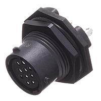 Amphenol SINE Systems RTS712ND10S0332 ຕົວເຊື່ອມຕໍ່ Receptacle, Jam Nut SZ12