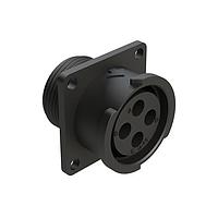 Amphenol SINE Systems FLS014N4S03 ຕົວເຊື່ອມ 4 POS SQUARE FLANGE RECEPT