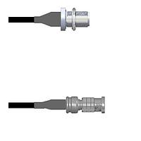 Amphenol Custom Cable Q-1U05H0003006i ສາຍສະບັບ RF N-SJB/HDBNC-SP G174 6I
