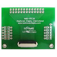 Newhaven Display NHD-FFC26 ບອດຕໍ່ຕ່າງ Adapter Boards 26 pin FFC-thru hole adptr