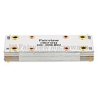 Fairview FMCP1044 Drop-In 90 Degree Hybrid Coupler From 500 MHz to 3 GHz Rated To 200 Watts