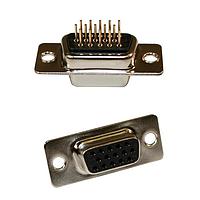 NorComp 180-044-213R021 ຕົວເຊື່ອມເສັ້ນແສງ Fiber Optic Connectors 44P Fem Vt Dip Sol w/ Clinch Nut 2