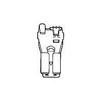 AMP Connectors - TE Connectivity 175019-1 (MOUSER REEL) ຂໍ້ຕໍ່ 187 FLAG REC 22-16 ມົນມົນ 1000