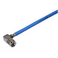 HUBER+SUHNER 16_SMA-50-3-13/133_NP ຕົວເຊື່ອມ SMA ປັ້ນມຸມຂວາ ປຸ່ມສາຍສັ້ນ (ຜູ້)