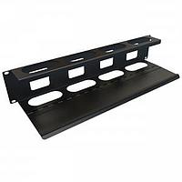 Hammond Manufacturing PCMDD19003BK1 ຜູ້ຈັດການສາຍ Cable Managers Cable Manager w/Door Horizontal, 2U x 19