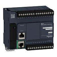 SCHNEIDER TM221CE24U ຕົວຄວບຄຸມໂລຈິກ M221 24IO TR. NPN ETHERNET