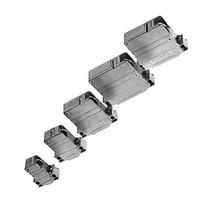 Molex / FCT 173111-0202 ປົກປ້ອງການຕົກຫຼຸດ Strain Relief Backshell SHLD DB15 PLASTIC SIZE 2 SHELL HOOD