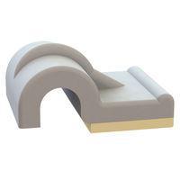 Essentra Components 22SPC13037 ຄລັມປ໌ສາຍສະເພາະຮອບຄອງຮູບຕົວ U, ການຕິດກັນ, ຂະໜາດການຖືກຢືດ .125